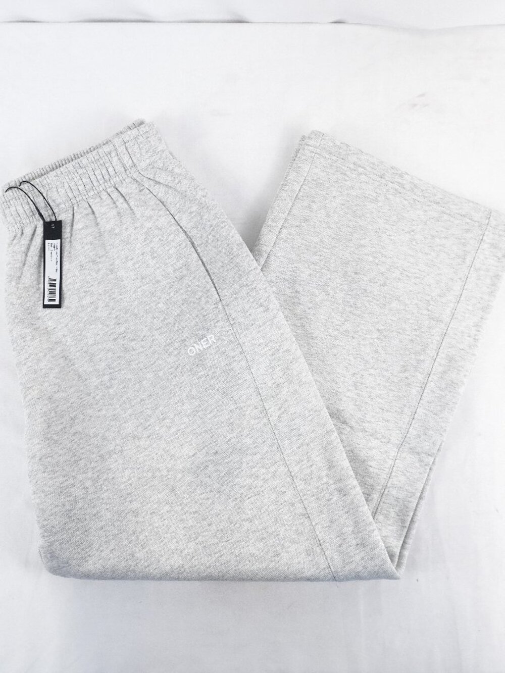 Oner Active Foundations Cosy Straight-Leg Joggers In Light Gray Size Large-Short - Picture 2 of 9